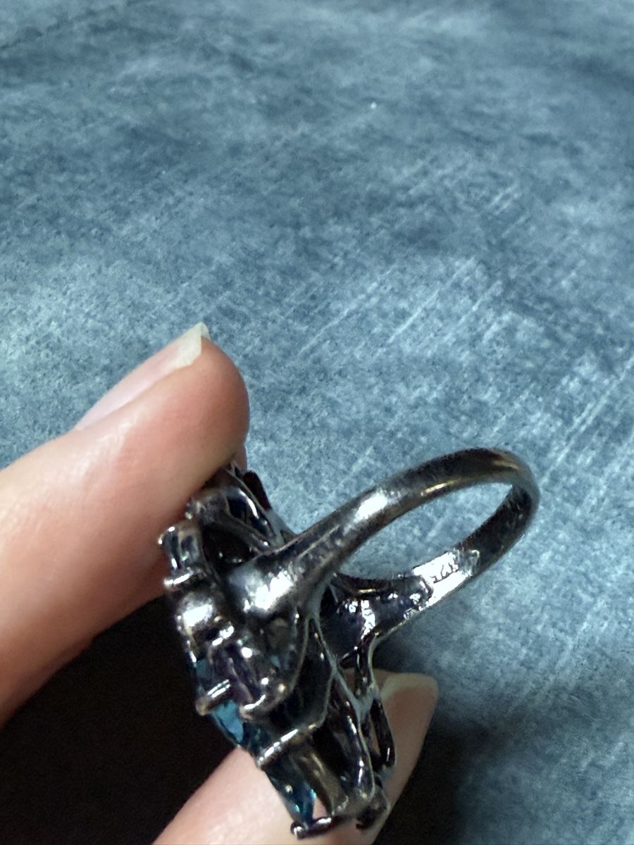 Anelli: Silver topaz amethyst ring – Usato da Barna venduto da orbuyorcry 6