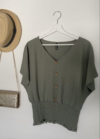 Haut femme vert chicorée - taille S