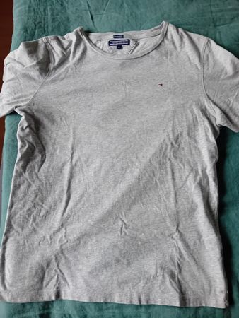 Tommy Hilfiger T-Shirt Grau Organic Cotton Size 176