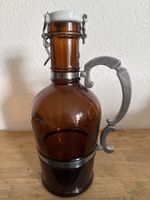 Bierkrug Schützengarten Bügelverschluss braun
