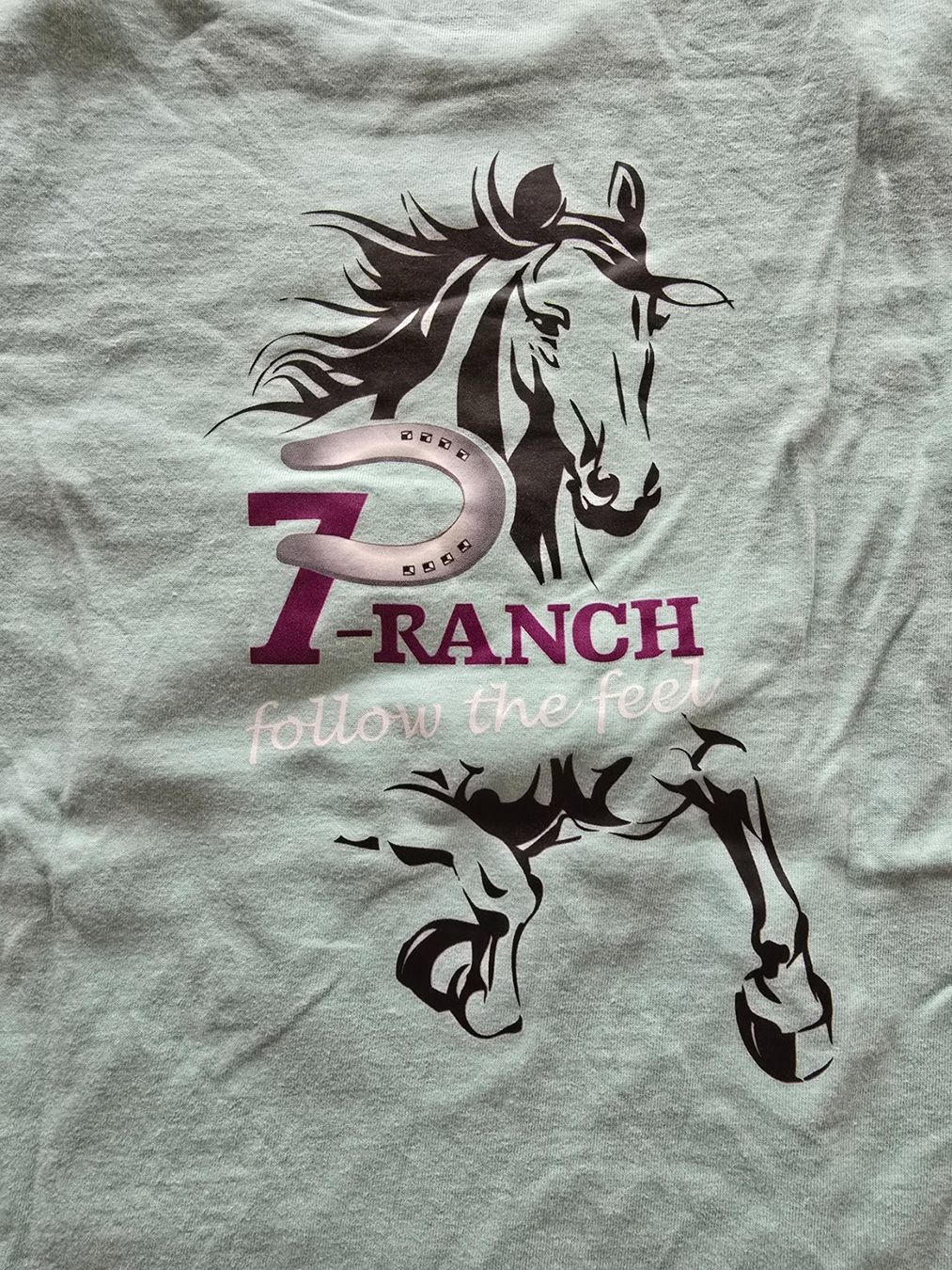 T-shirt: T-Shirt Bernd Hackl - 7P Ranch / Pferdeprofis – Usato da Unterägeri venduto da Unikat71 3