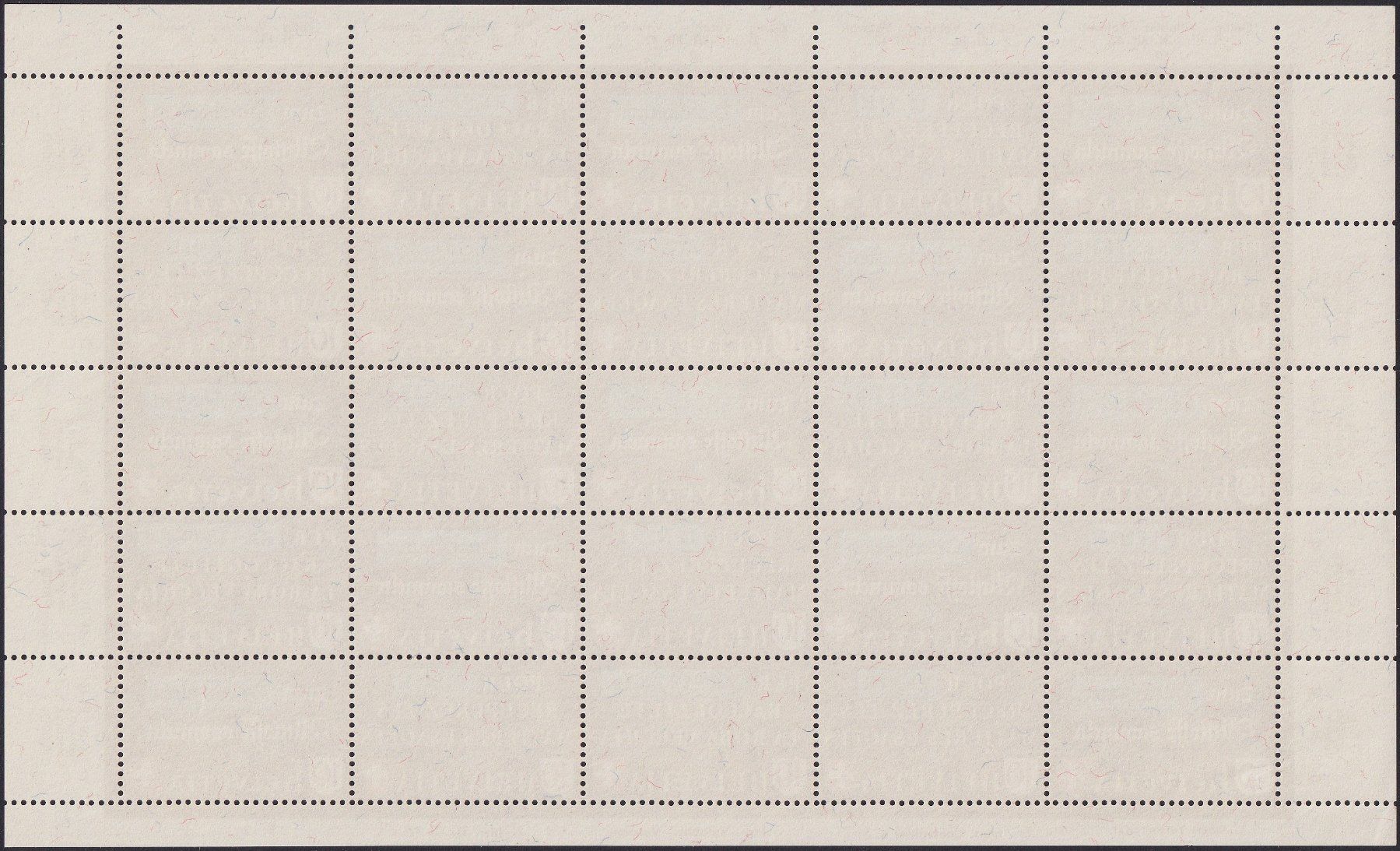 Alle Briefmarken: 1942, OZ38 Altstoff-Bogen postfrisch **, Kat: 290.- – Gebraucht aus Sursee von Luzernerraute 1