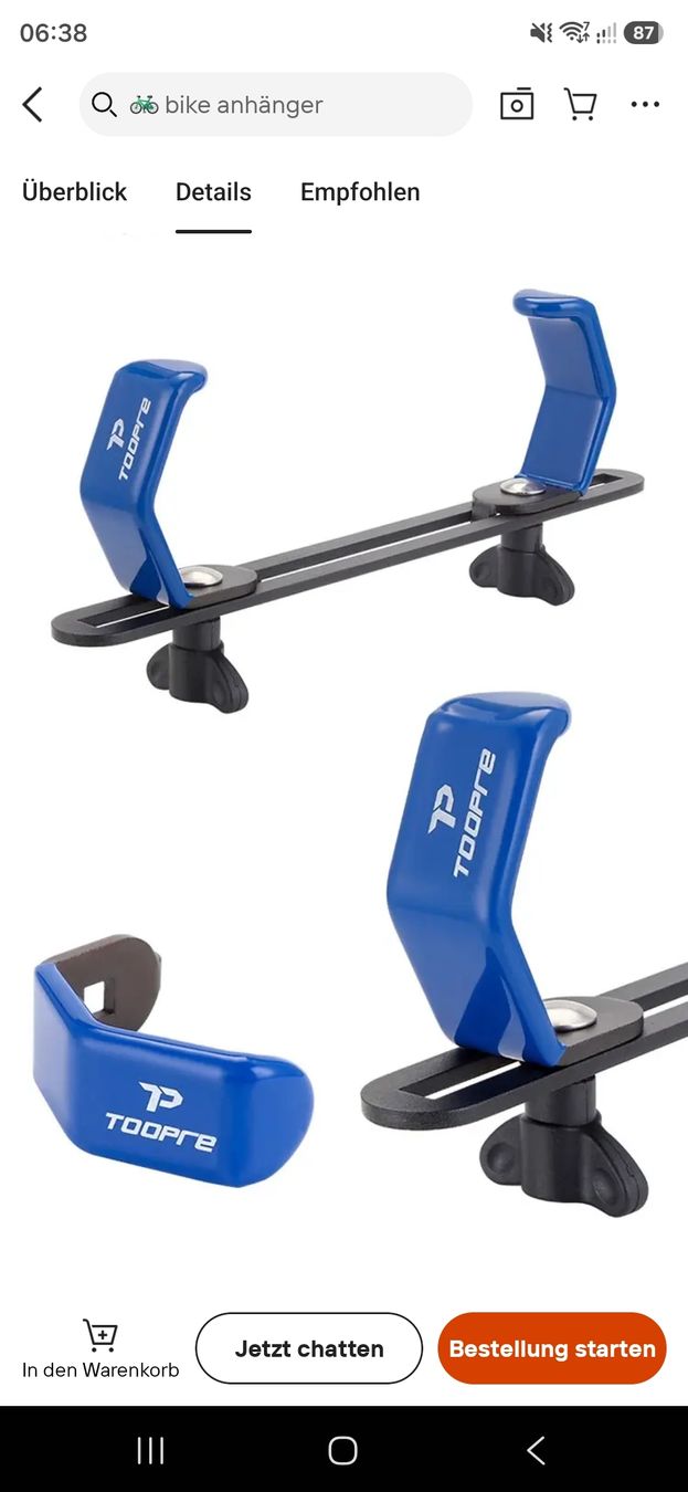 Pezzi di ricambio: Fahrrad Vorderrad-Halter – Neu – Nuovo e nell'imballaggio originale da Fahrweid venduto da erz_b7wb 2