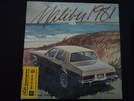 Prospekt Chevrolet Malibu 1980/1981