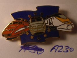 1 Zug Pin 3 Lokomotiven Eisenbahn  EU Eisenbahn (A230)