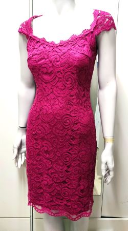 Esprit Cocktail Etui Kleid Pink Gr. 36