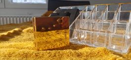 Mini Makeup Spiegel Gold Vintage Kosmetik
