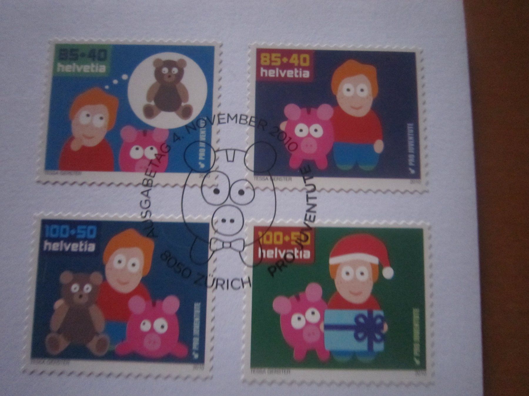 Alle Briefmarken: PJ 2010 FDC – Gebraucht aus Gordola von Polentaefung 1