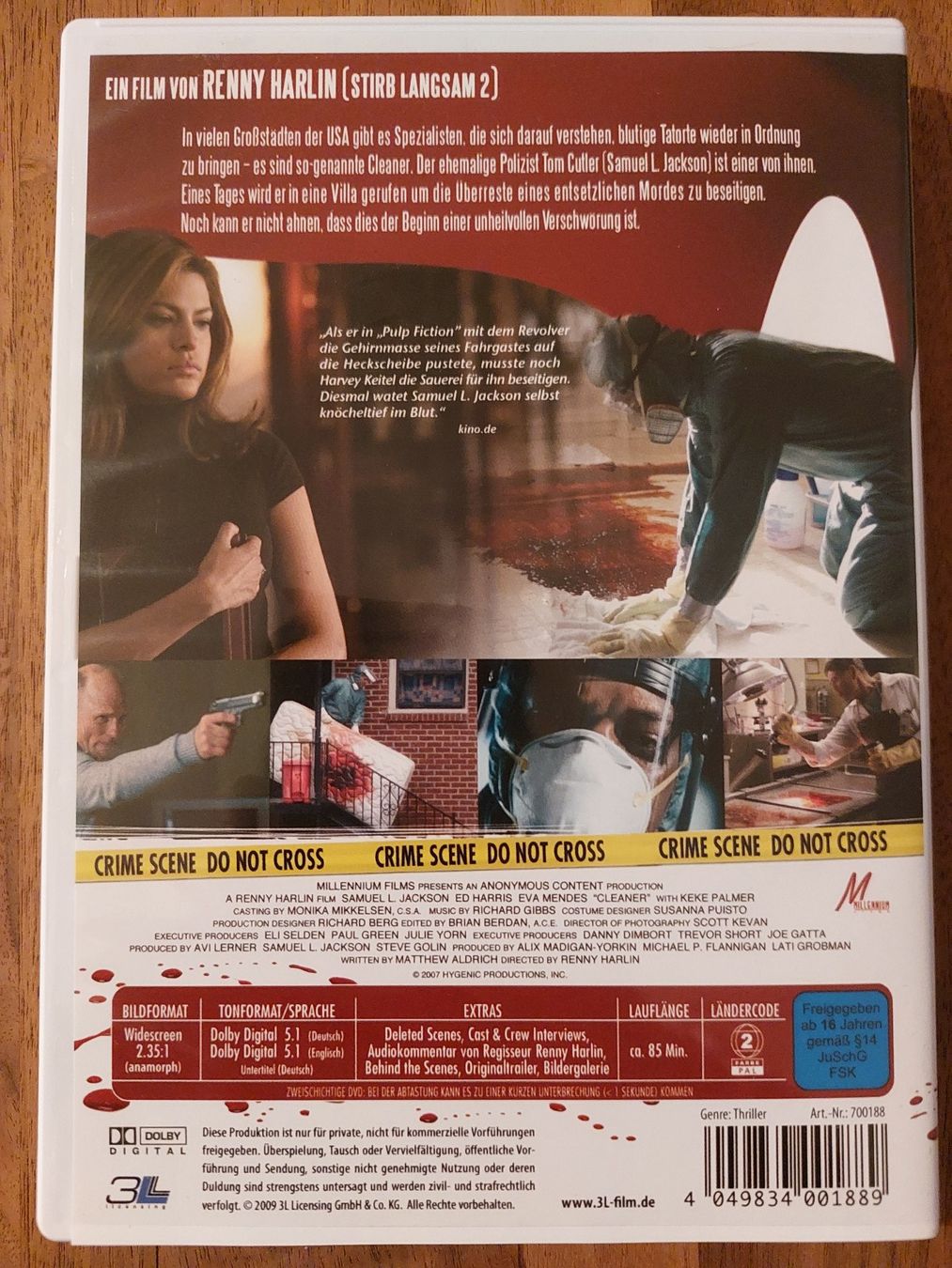 Tutti i DVDs: DVD - Cleaner – Usato da Rheinfelden venduto da Onyx74 1