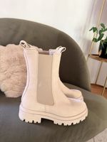 Warme Chelsea Boots von Tamaris beige Grösse 40