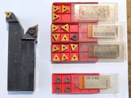 2x Drehstahl / Wendeplattenhalter inkl. Platten (neu) MP090