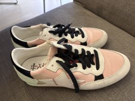 Damen Sneaker Fake Brand rosa schwarz weiss guter Zustand