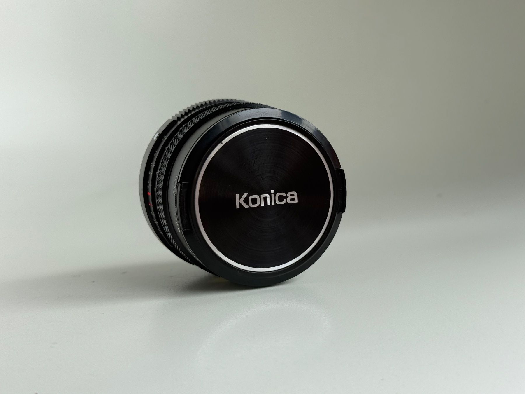 Konica Obiettivi: Konica 28mm F3.5 Hexanon Weitwinkel-Objektiv inkl. Köcher – Usato da Zürich venduto da Loeffel81zh