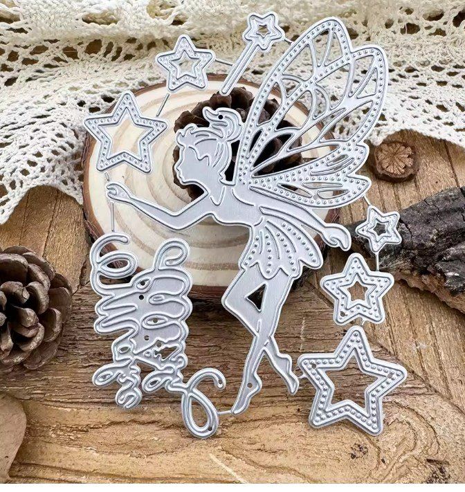 Sciablone: Neues Set Stanzschablonen Fee / make a wish – Nuovo e nell'imballaggio originale da Effretikon venduto da wenuss 2