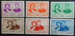 Persien Iran Kat. 840-845 ** 1951 Kat. 32 Euro