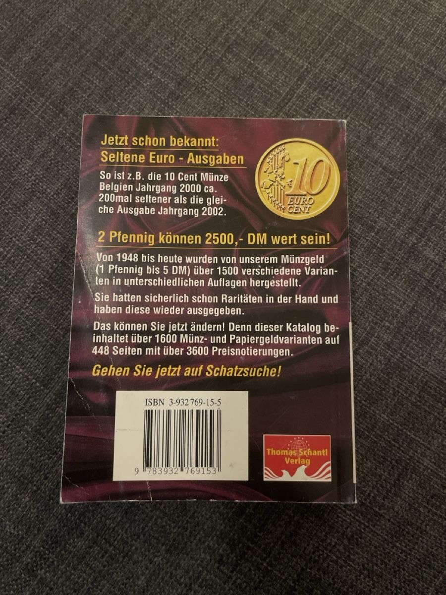 Libri: Schätze im Portemonnaie – Usato da Zweidlen venduto da EuroCoins 1