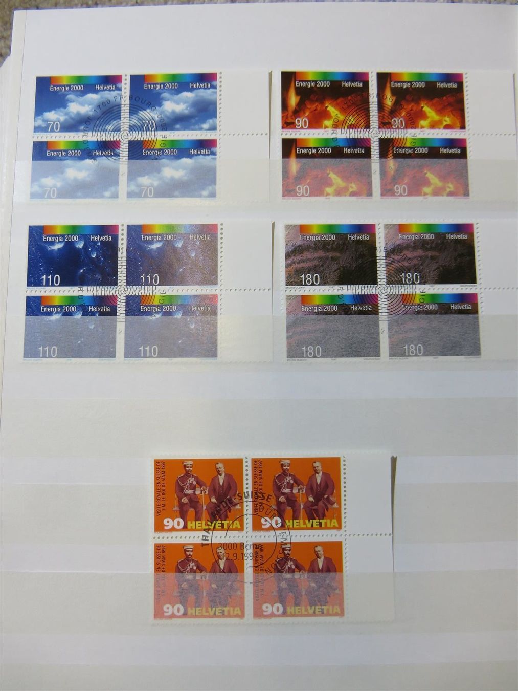 Tutti i francobolli: 1997 4er-Blocks ET inkl. PJ + PP – Usato da Spiez venduto da Crazyduck 3