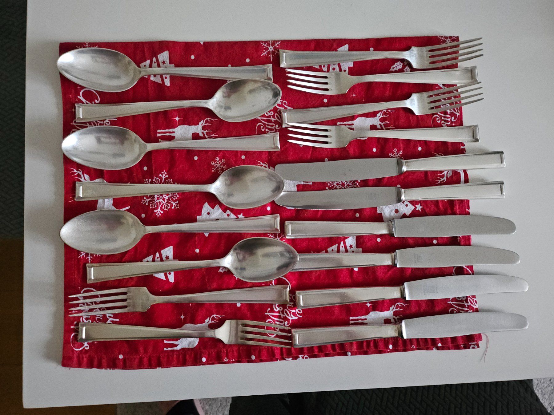 Set di posate: Bruckmann 90 Silberbesteck-Set – Usato da Horgen venduto da szofianagy01