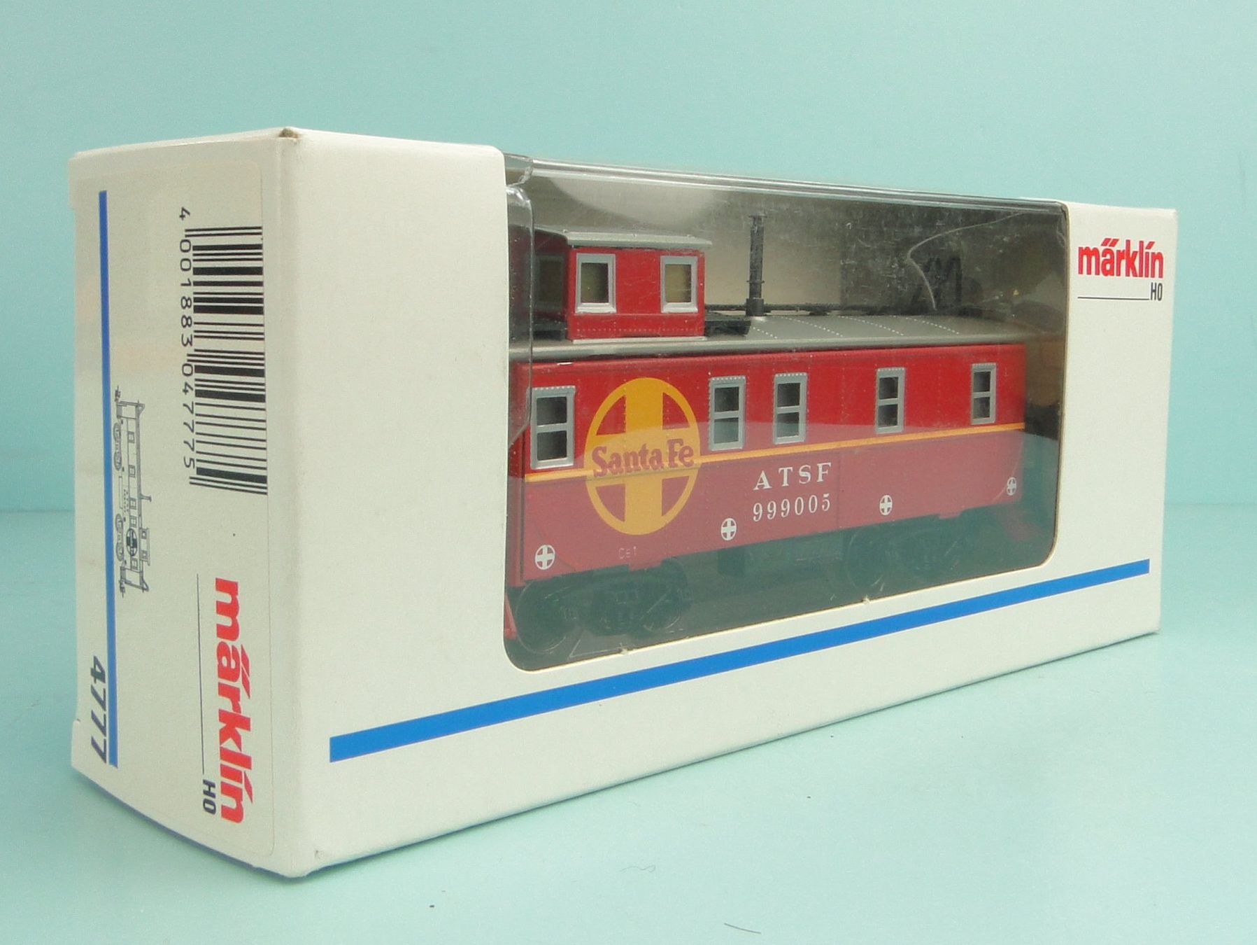 Märklin Modellini di ferrovie: Märklin 4777 Santa Fe  Caboose – Usato da Bülach venduto da cann11 1