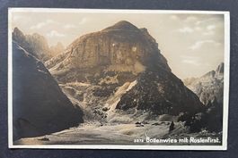 Bollenwies mit Roslenfirst, Fotokarte ca 1930