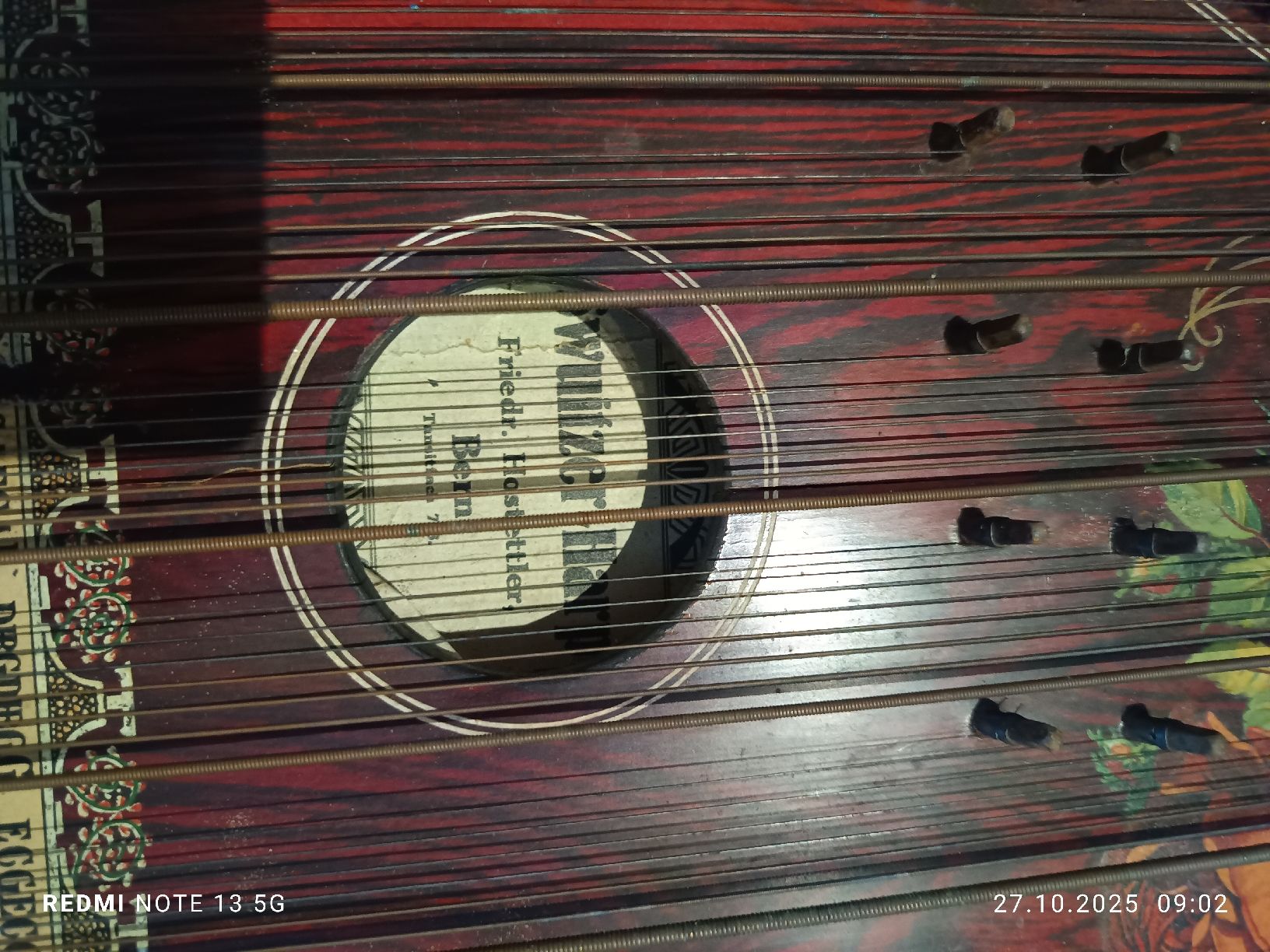 Musikinstrumente: Zither "Fried. Hostettler Bern" mit Bogen – Gebraucht aus Wengi b. Büren von jabangi 2