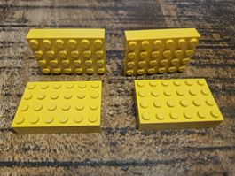 lego 2356 lot de 4 pièces Yellow Brick 4 x 6