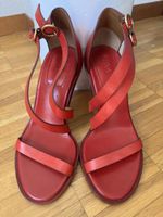 Escarpins Chloé cuir rouge T37, talons 8cm