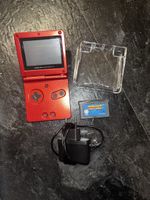 Game Boy Advance SP red + Mario Kart: Super Circuit