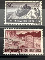 1937-1938, Landschaftsbilder, ZNr. FL136+137, gestempelt