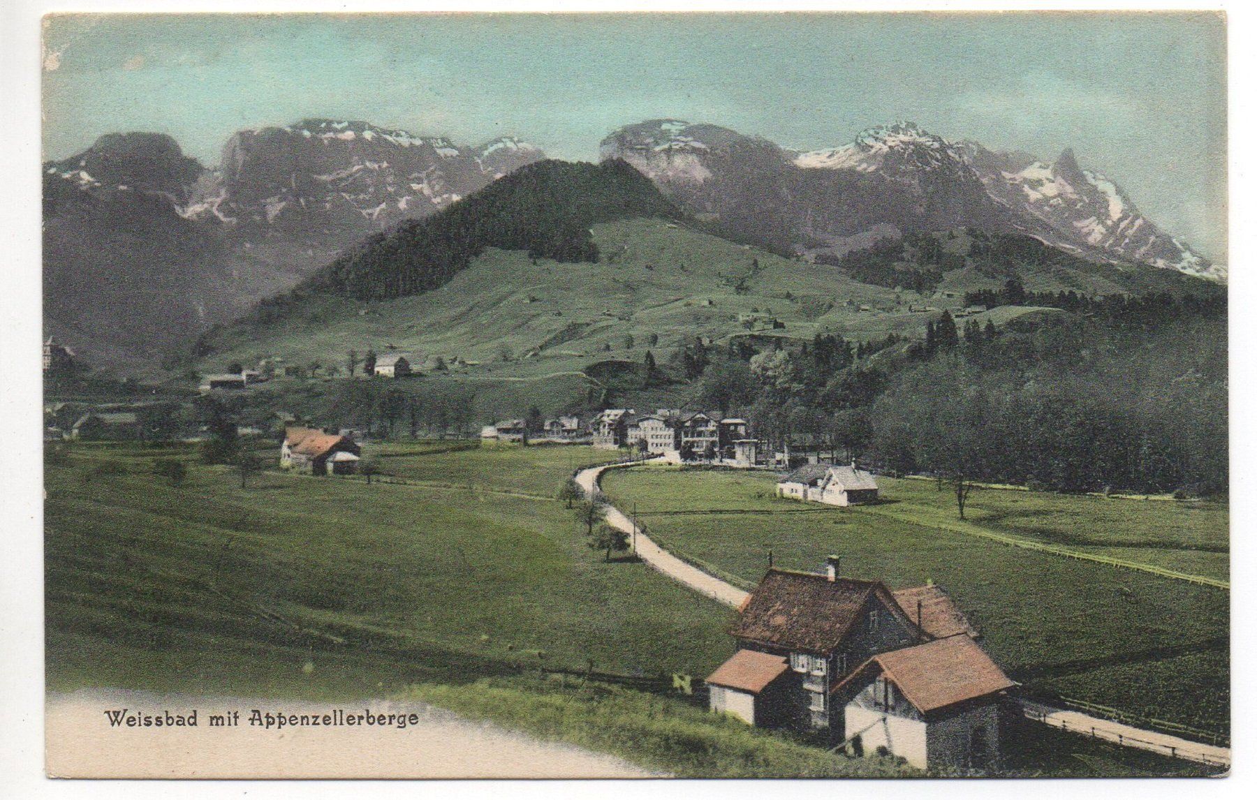 Cartoline postali: WEISSBAD mit Appenzellerberge – Nuovo (secondo la descrizione) da Jona venduto da philajona