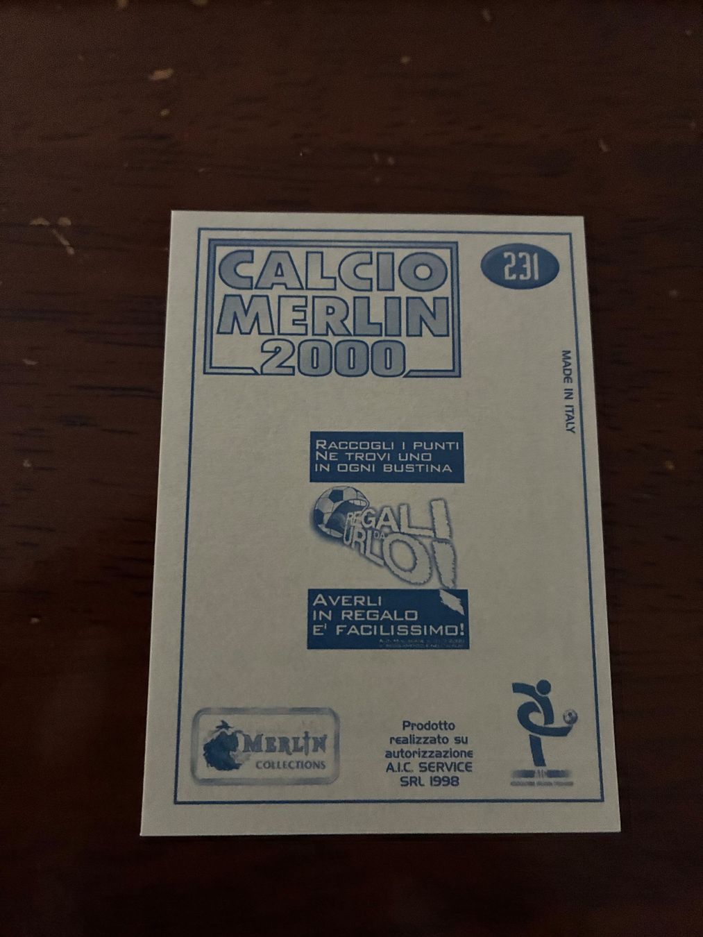 Panini Cartes à collectionner: Panini Merlin 2000 Serie A Fabio Cannavaro - Parma – Neuf (Voir description) à Chur par tozzi-stickerworld 1