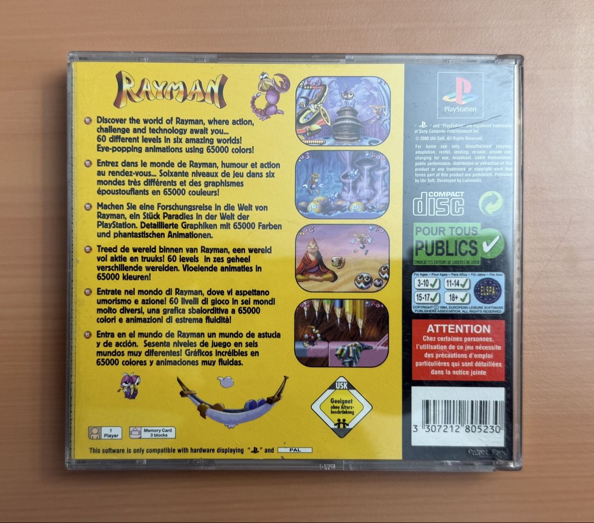 Sony Giochi: Rayman, PlayStation 1 – Usato da Rüti ZH venduto da second.life 1