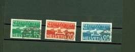 Flugpost Satz F16-18 gestempelt (FP511)
