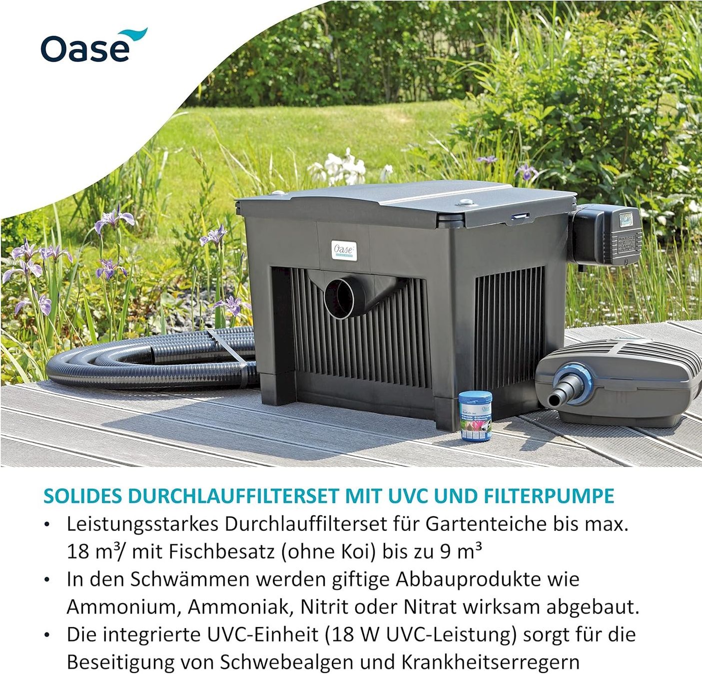 Oase Pompe & Parti di ricambio: Oase BioSmart Set 18000 – Nuovo e nell'imballaggio originale da Bottighofen venduto da zaap 1