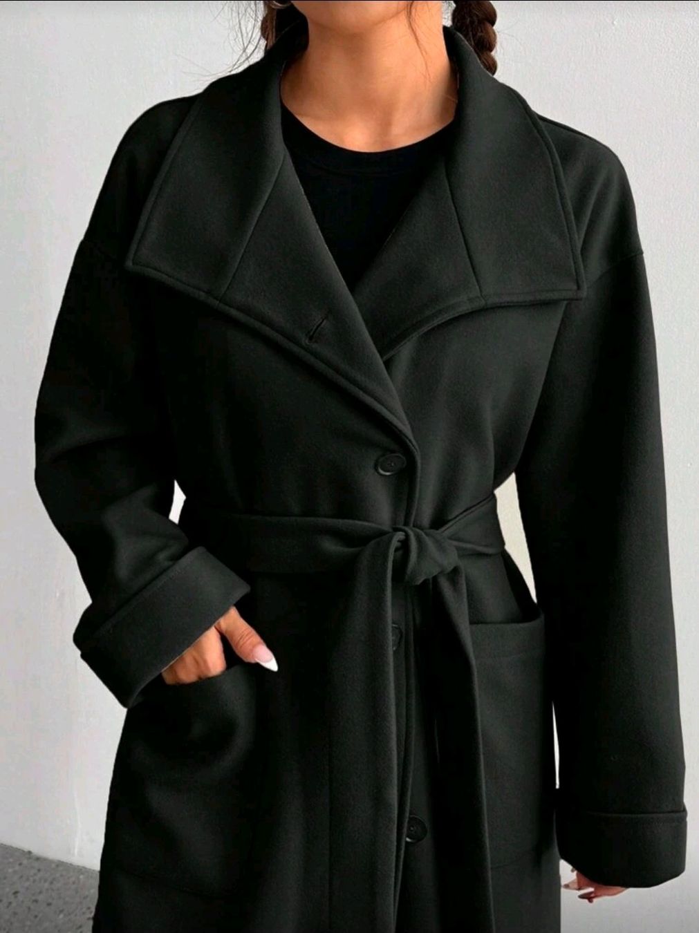 Cappotti: ✨ Oversized Trenchcoat - S - Mantel in Schwarz – Nuovo (secondo la descrizione) da Thalwil venduto da VitaMini 2