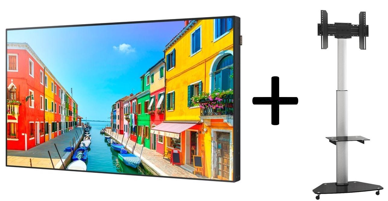 Samsung Monitor: Bundle 55" Samsung Bildschirm (High-Bright) mit Standfuss – Nuovo e nell'imballaggio originale da Wangen SZ venduto da Trice1