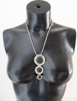 Vintage Kette mit echten Steinen