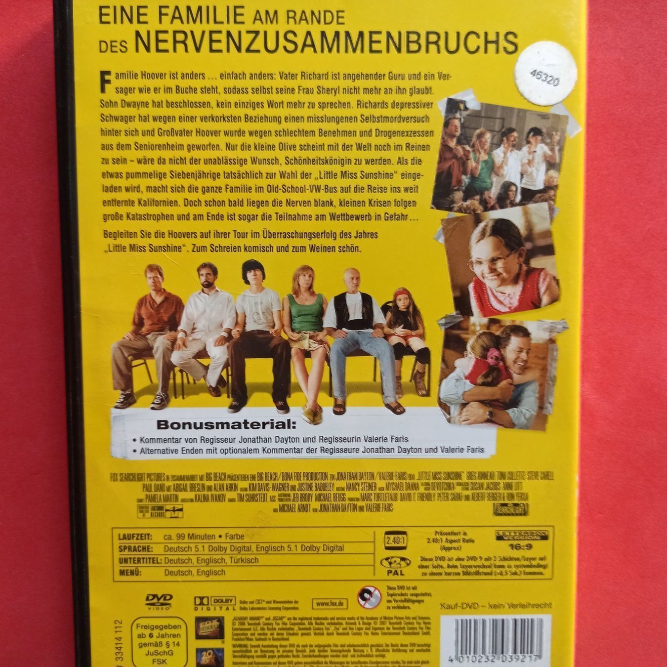 Tutti i DVDs: Little Miss Sunshine – Usato da Dübendorf venduto da kb86_MOVIE 1