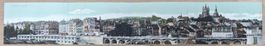 Klapp-AK Lausanne, Panoramaansicht mit H
