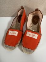 Kate Spade Espadrilles Orange Grösse 38 guter Zustand