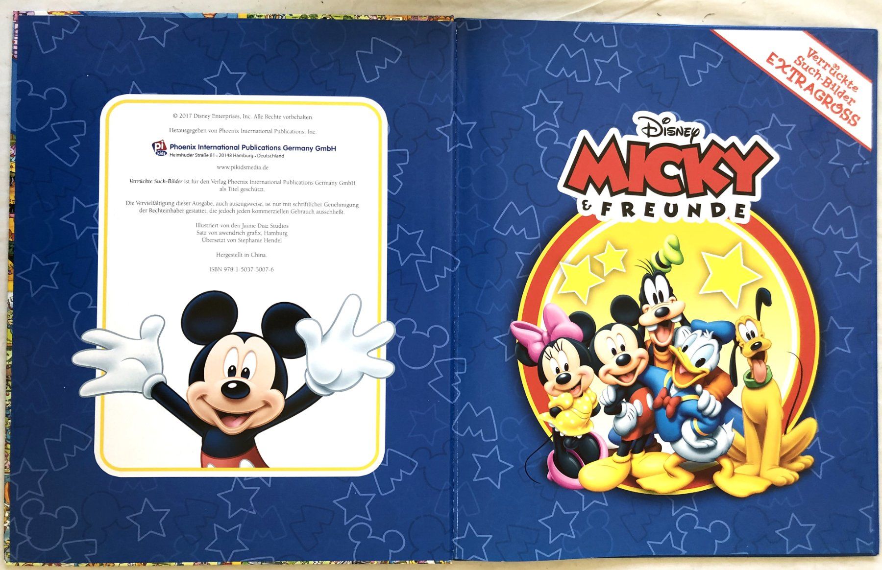 Libri: Disney Mickey & Freunde Suchbuch EXTRAGROSS - Wimmelbuch – Usato da Schaffhausen venduto da durruti 1