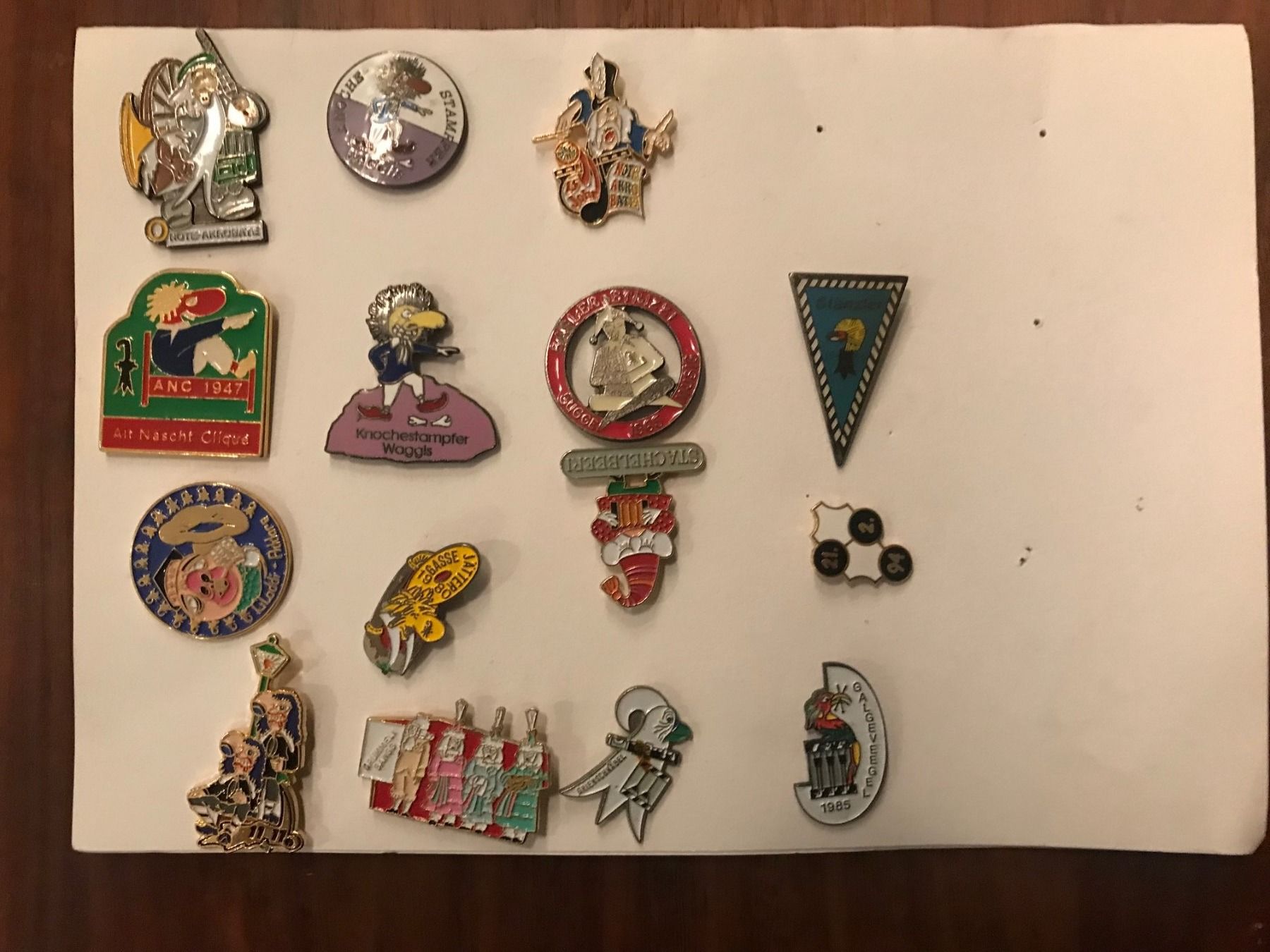 Basler Plaketten & Abzeichen: 15 PIN Basler Fasnacht – Neu (gemäss Beschreibung) aus Emmenbrücke von DanielStulz62 1
