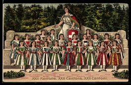 Schweiz, XXII. Kantone, Helvetia mit Ihr