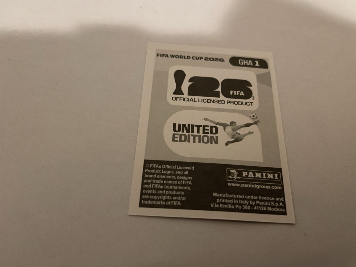 Panini Carte collezionabili: FIFA WM 2026 Ghana GHA 1 – Nuovo (secondo la descrizione) da Winterthur venduto da Cobraforce 1