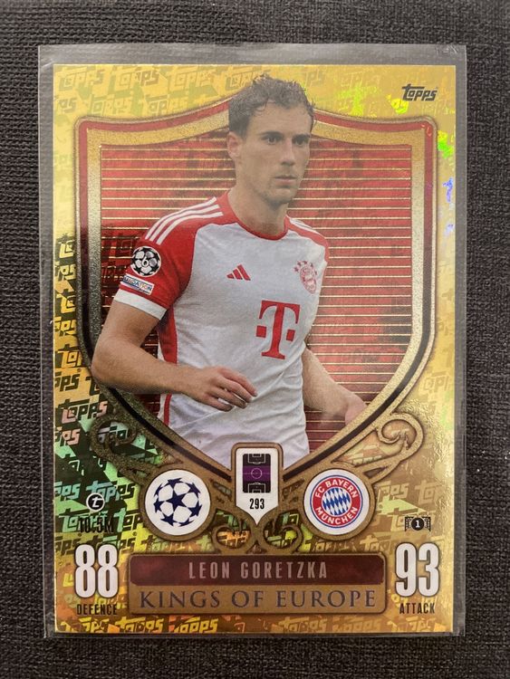 Offer Soccer Cards Leon Goretzka Enforcer Bayern München Topps Match