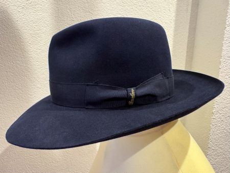 Borsalino Alessandria Qualita Superiore Gr. 60 Dunkelblau, m