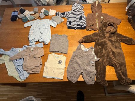 Baby Kleiderpaket, Grösse 56, Winter/Herbst 22 Teile