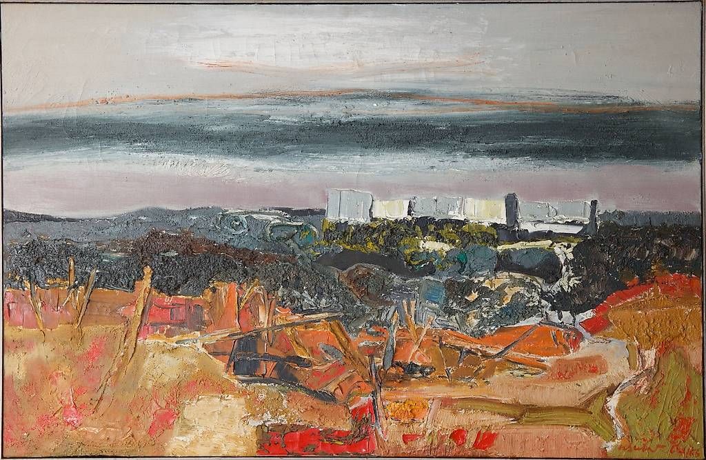 Dipinti: Ölbild, Willi Sutter, la Côte d'Étel – Usato da Hagenbuch ZH venduto da Consus