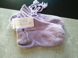 Bettsocken handgestrickt, Grösse: S