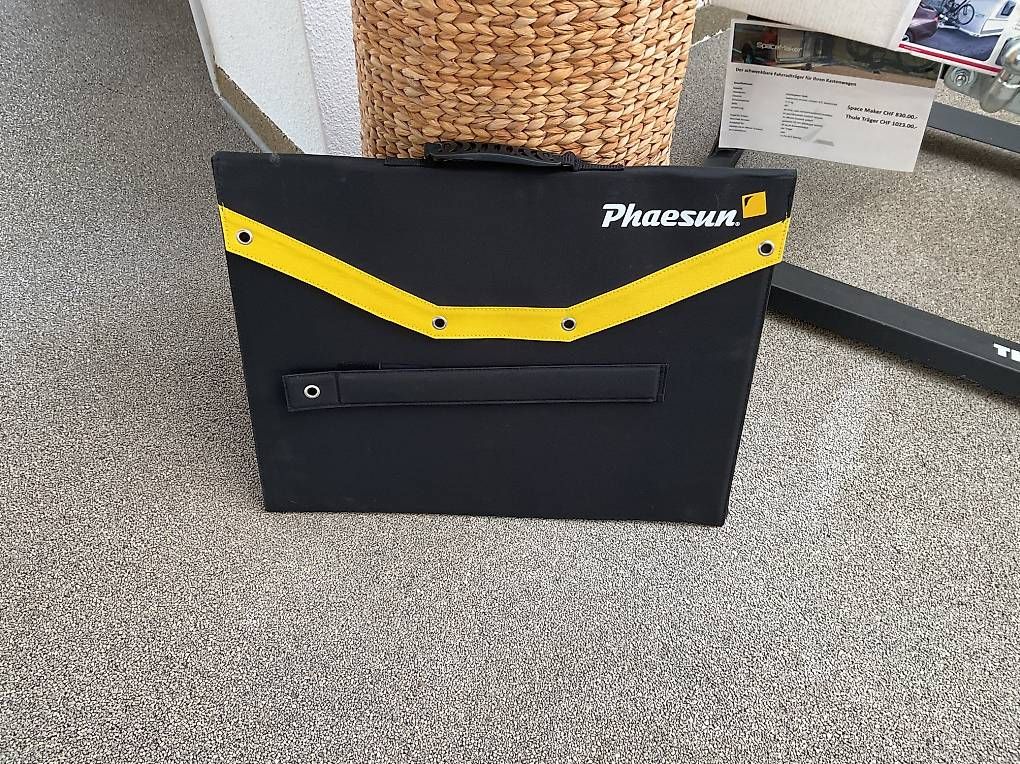 Solargeräte und Solarprodukte: Phaesun Fly Weight Solarmodul-Kit – Neu und originalverpackt aus Ebikon von Portmann_Sport 1